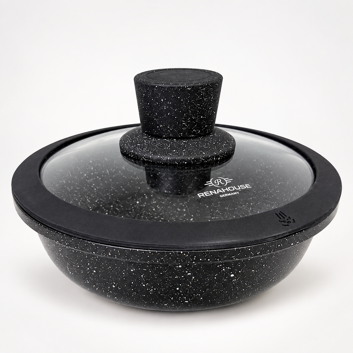 Sartén RenaHouse Granite Antiadherente 18 cm con Tapa