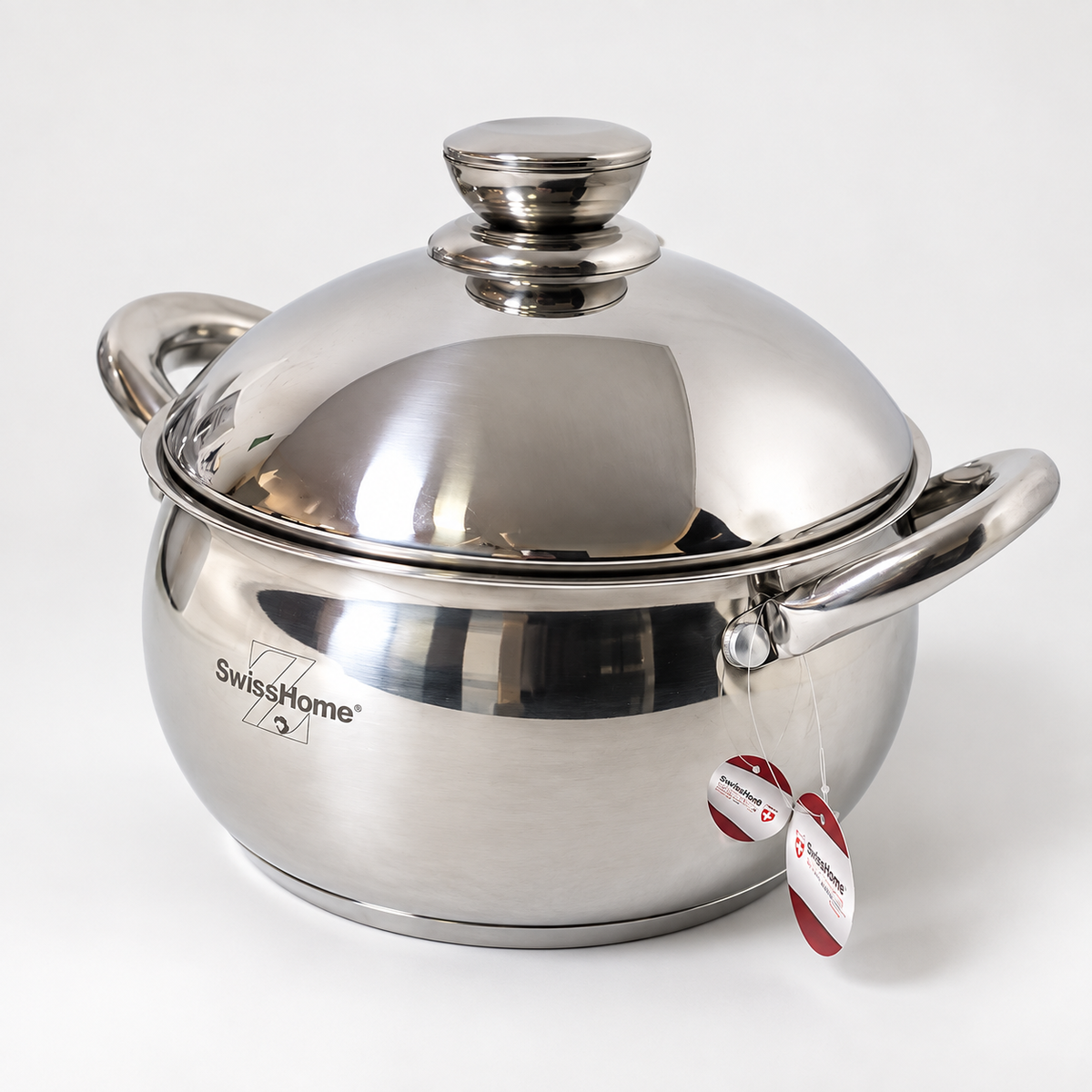 Batería de Cocina Swiss Home MK-9 – 9 Piezas en Acero Inoxidable