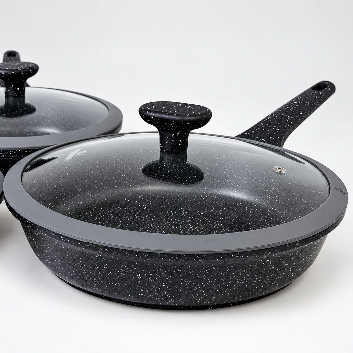 Set de Sartenes RenaHouse Granite Antiadherentes – 6 Piezas 20, 24 y 28 cm (COD)