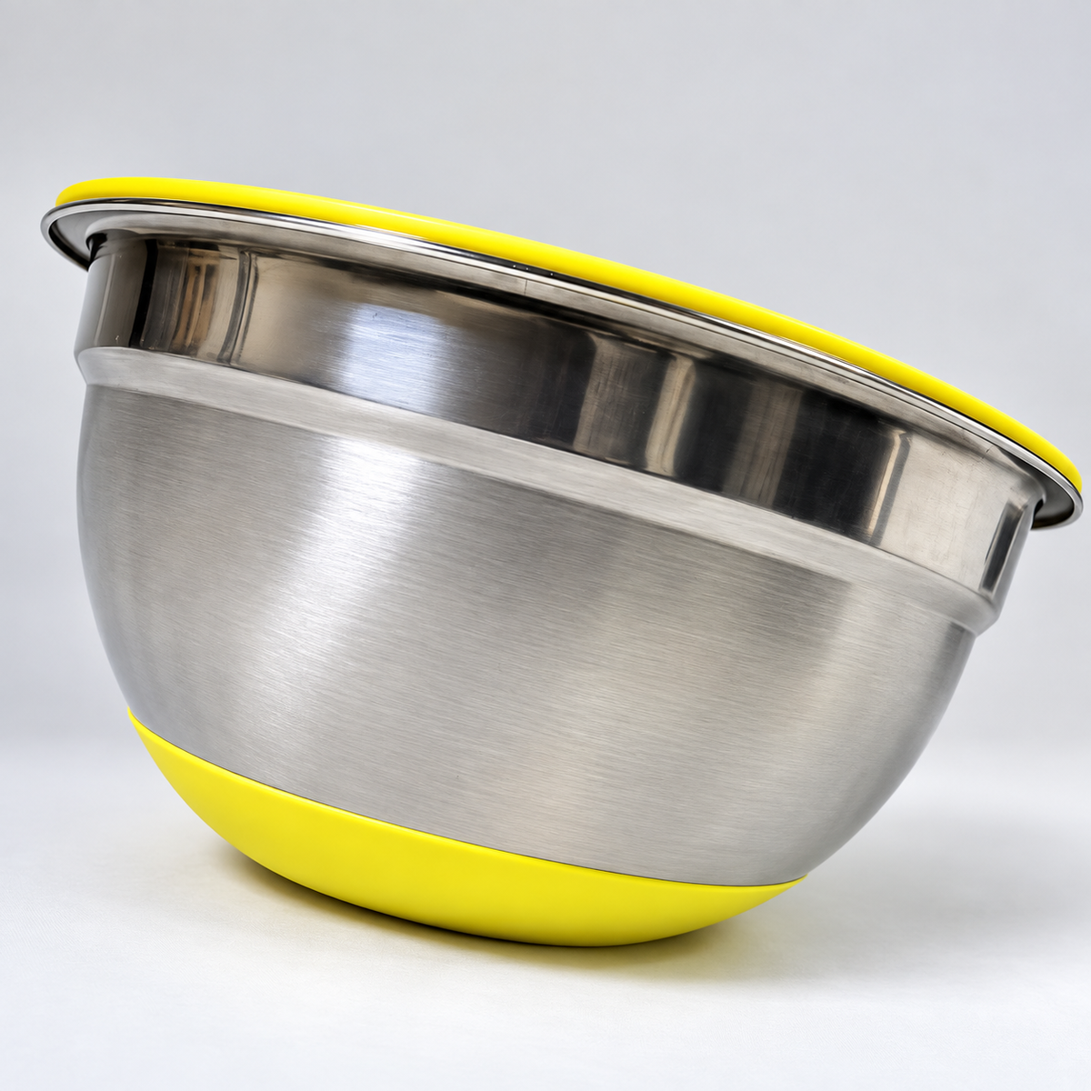 Set de Bowls en Acero Inoxidable con Base Antideslizante – 4 Piezas