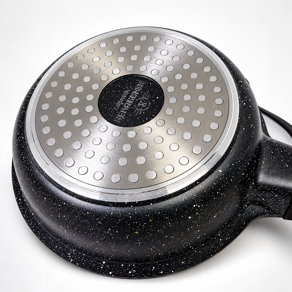 Sartén RenaHouse Granite Antiadherente 18 cm con Tapa