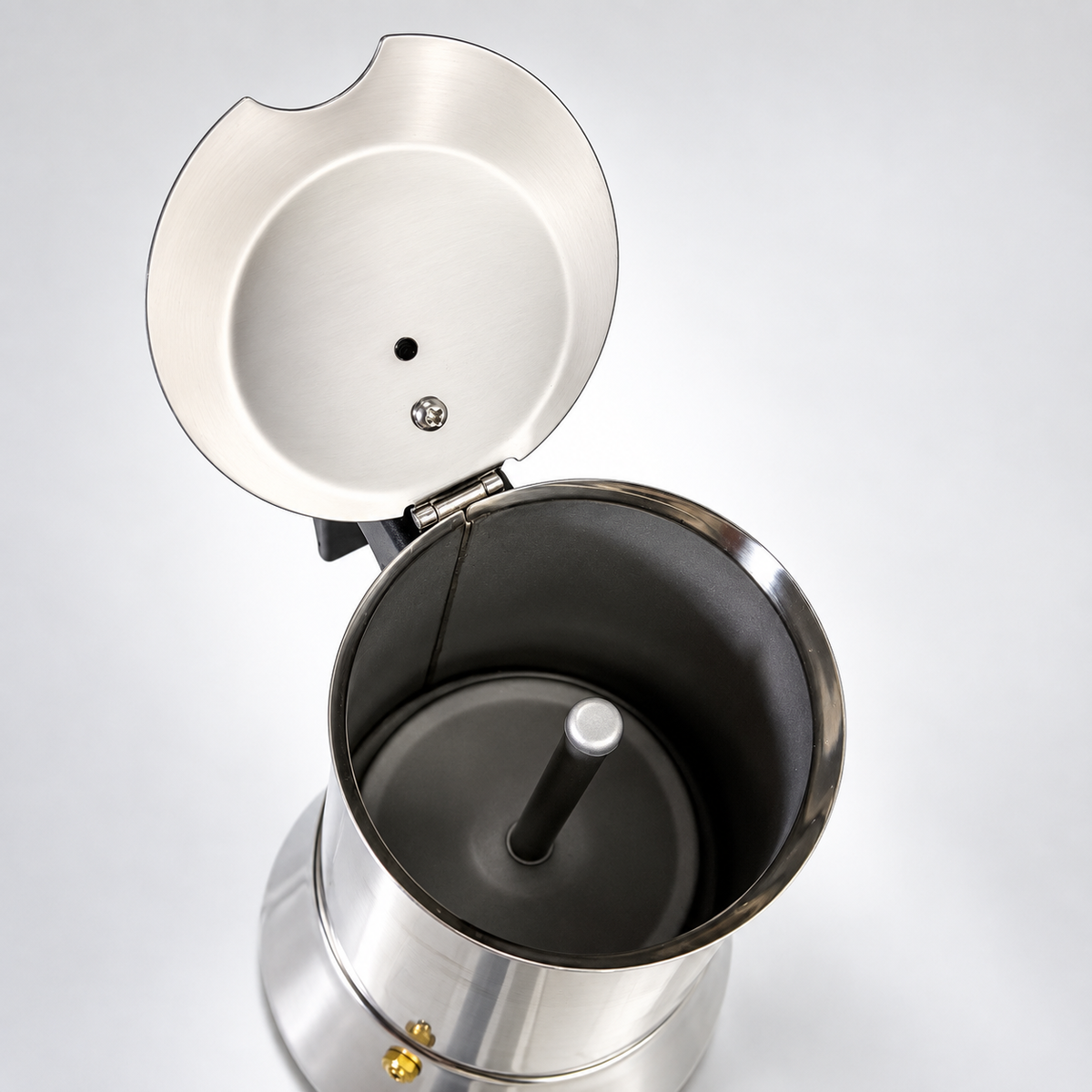 Cafetera Espresso Italiana 12 Tazas – Acero Inoxidable