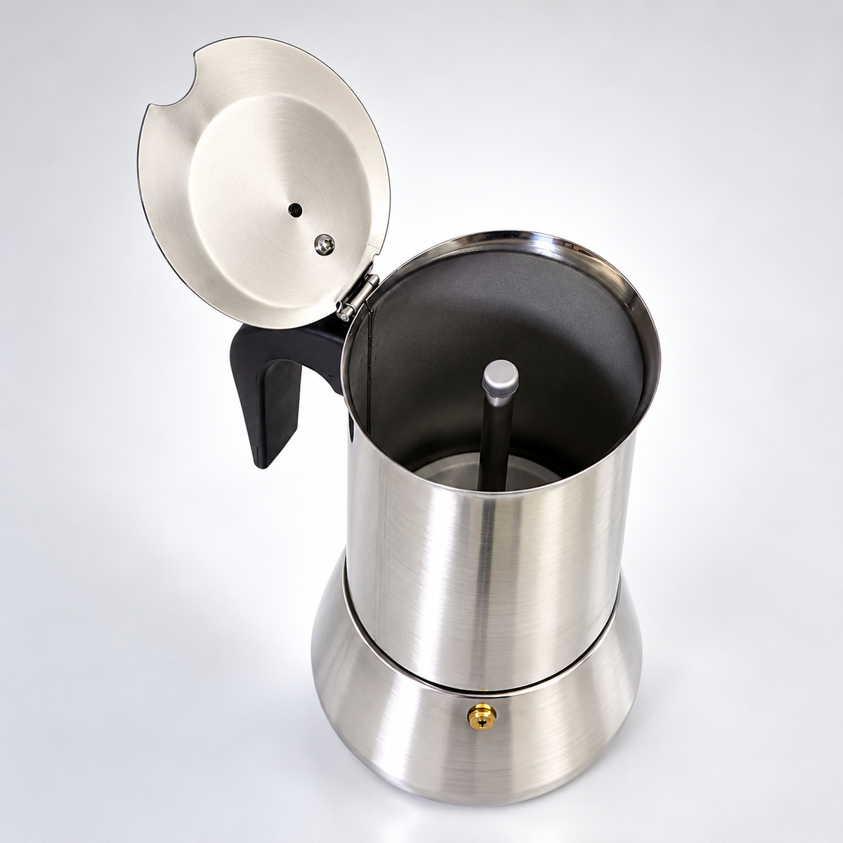 Cafetera Espresso Italiana 12 Tazas – Acero Inoxidable