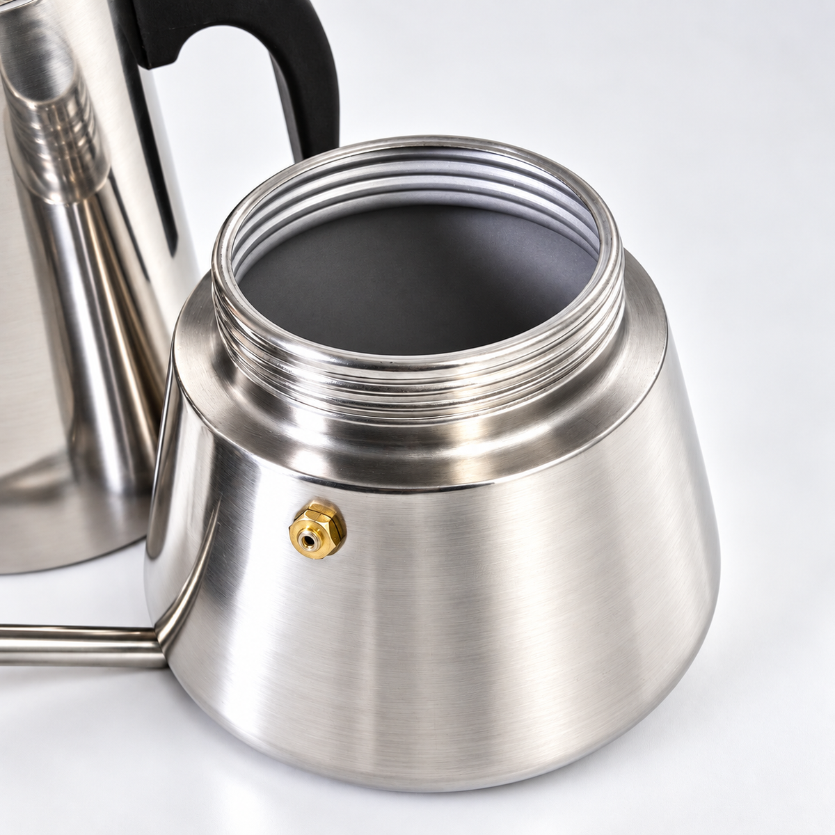 Cafetera Espresso Italiana 12 Tazas – Acero Inoxidable